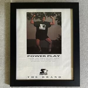 Framed 1993 Print Ad Karen Duff Duffy Starter Brand 8x10